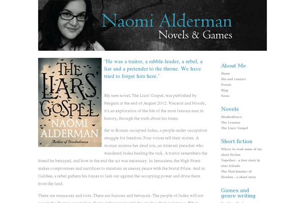 naomialderman.com site used Naomi