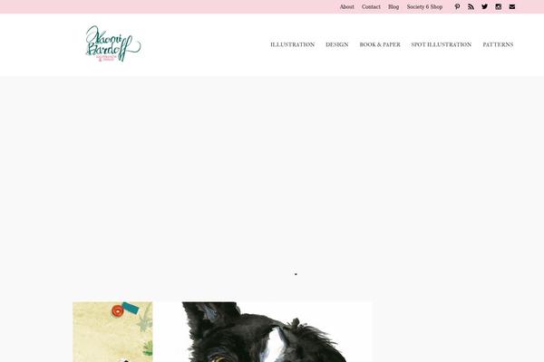 Qualia theme site design template sample