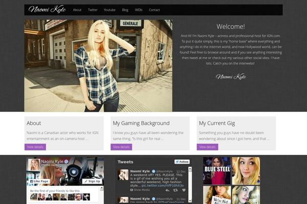 Sensitive theme site design template sample