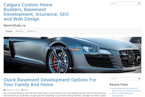 B3 theme site design template sample