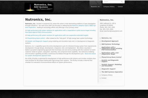 Dynamix theme site design template sample
