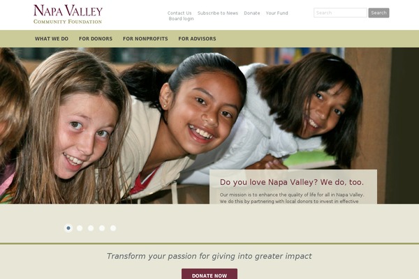 napavalleycf.org site used Venture