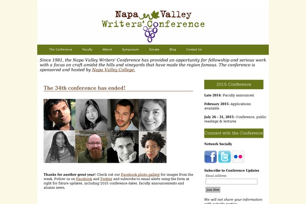 napawritersconference.org site used Nv