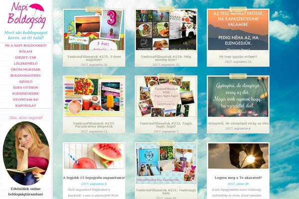 Isabelle theme site design template sample