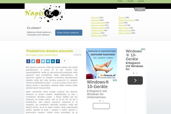 Site using Article Directory plugin
