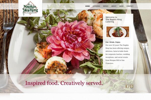 Foodlovers theme site design template sample