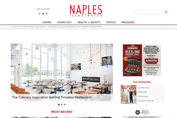 naplesillustrated.com site used Newspaper-ni