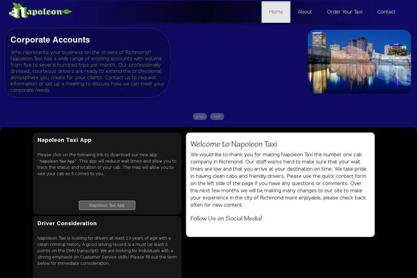 napoleontaxi.com site used Napoleontaxi