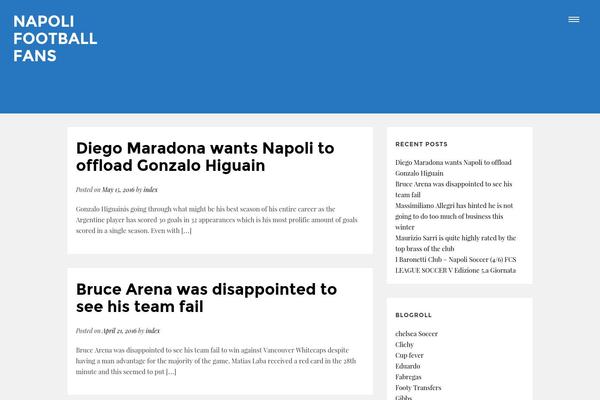 Readit theme site design template sample