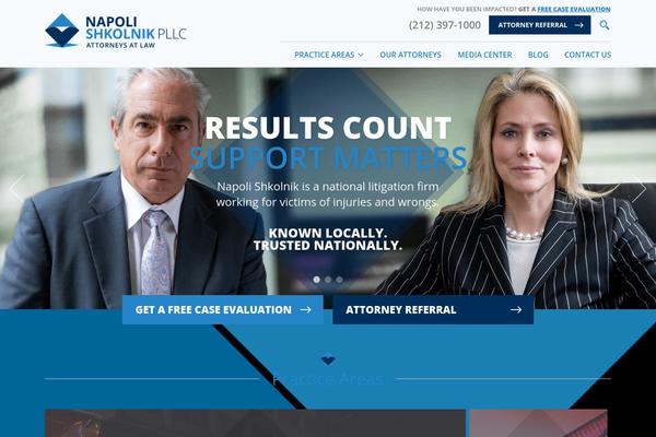 Napoli theme site design template sample