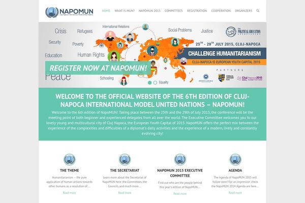 napomun.ro site used Interface