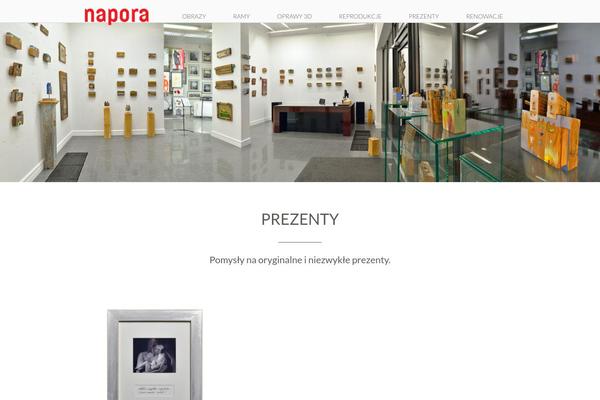 SiteOrigin North theme site design template sample