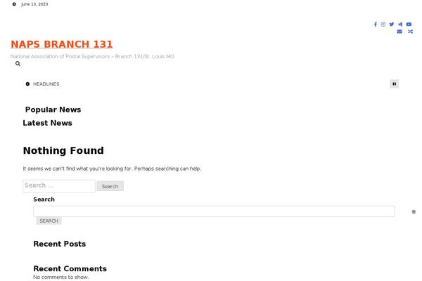 napsbranch131.org site used Digital Newspaper