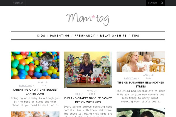 Simplemag theme site design template sample