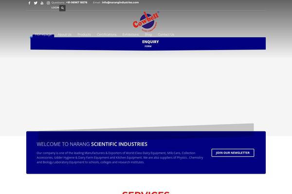 Site using Sassy Social Share plugin