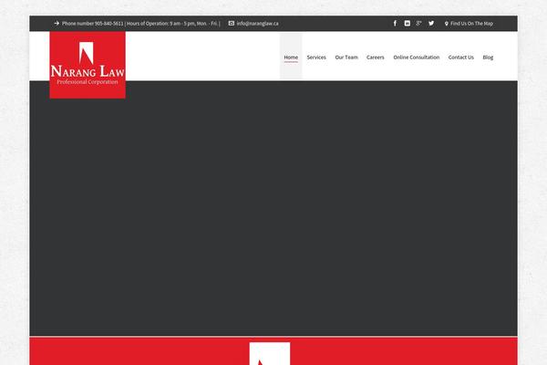 Highend theme site design template sample