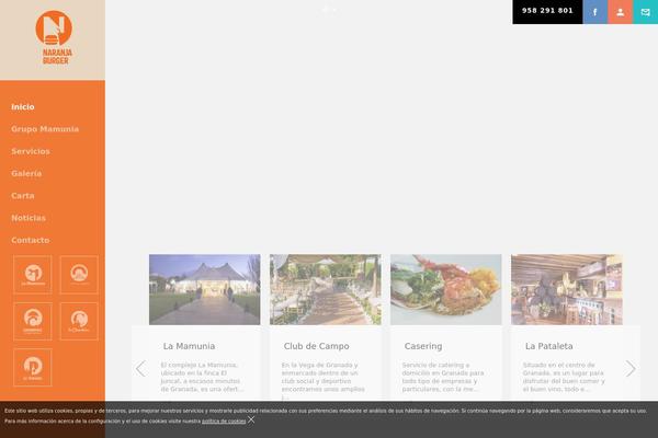 naranjaburger.com site used Modo