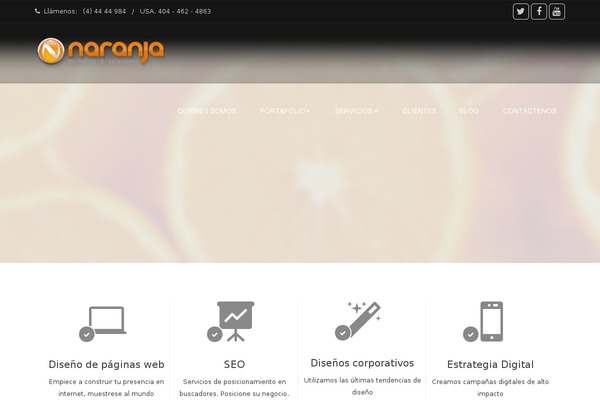 inCreate theme site design template sample