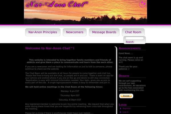Site using Hide WP Toolbar plugin