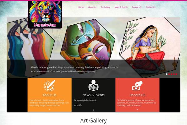 narasimhaa.com site used ArtGallery