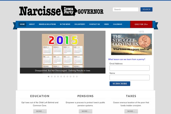 Site using Simple Subscribe plugin