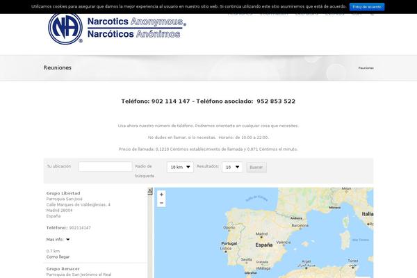 Site using WP Excel CMS plugin