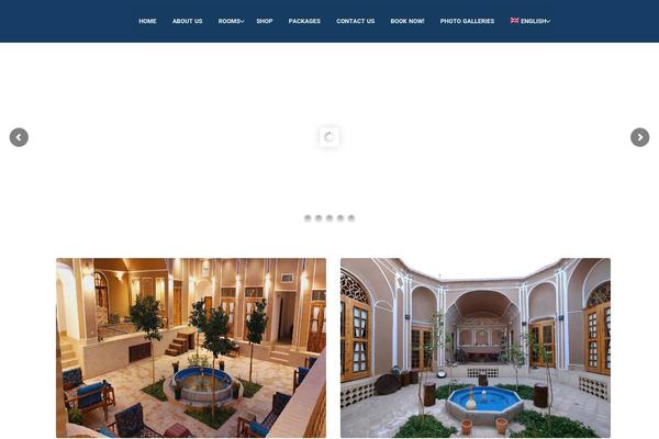Traveler theme site design template sample