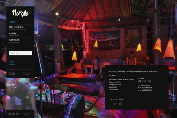 Flashlight theme site design template sample