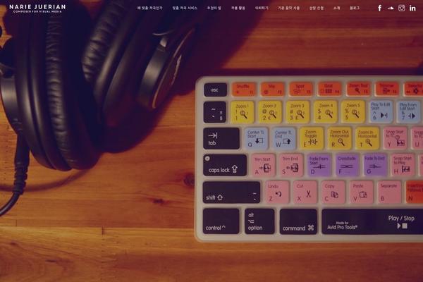 Site using Hangul-font-nanumbarungothic plugin