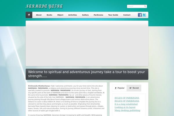 narmadayatra.com site used Narmada