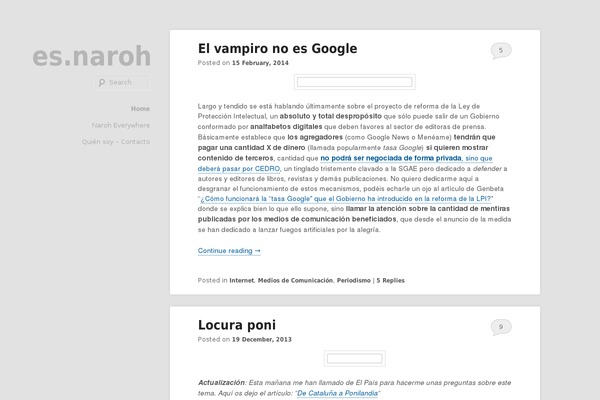naroh.es site used fastr