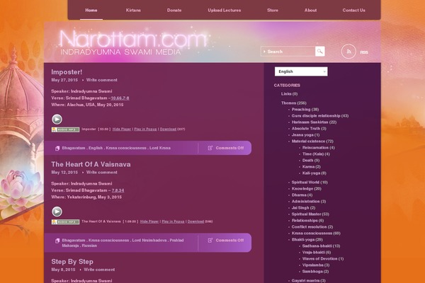 Site using podPress plugin