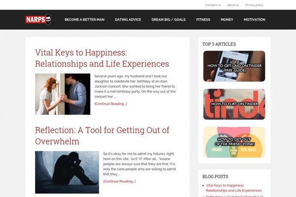 MH Magazine lite theme site design template sample