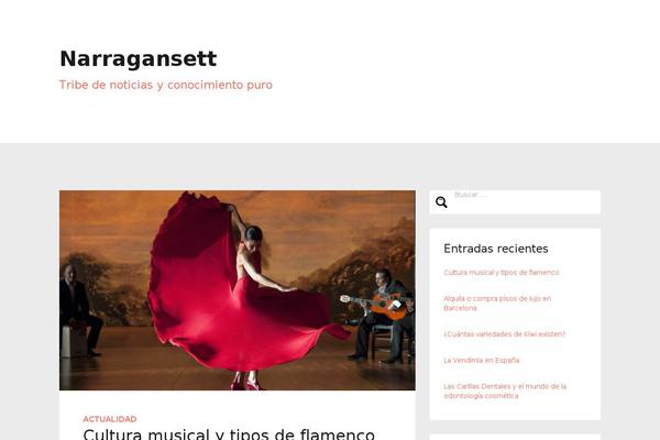 narragansett-tribe.org site used Sixty