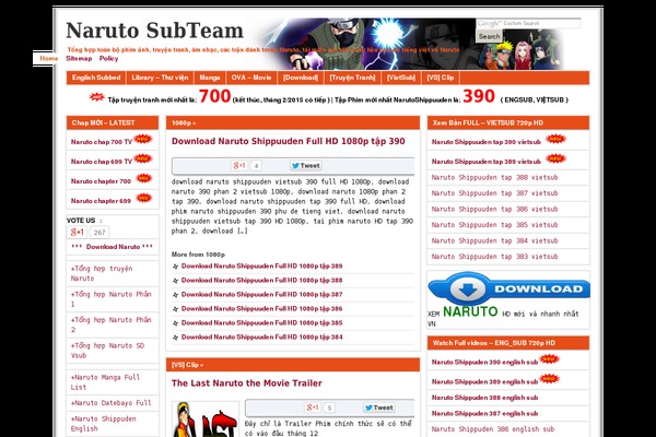 narutosub.net site used Vnnews_14