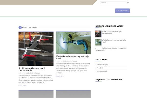 Oxane theme site design template sample