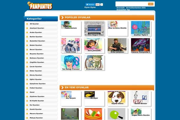 Gameportal theme site design template sample