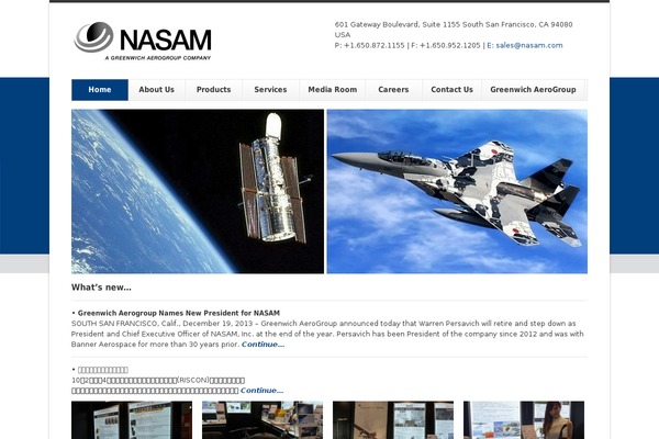 Finesse theme site design template sample
