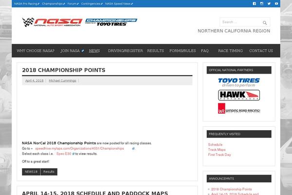 nasanorcal.com site used Dynamic News Lite