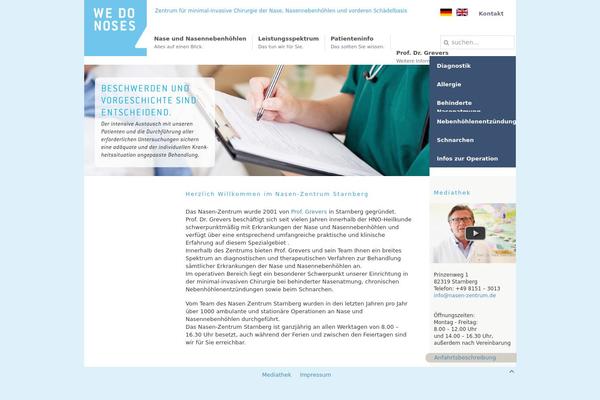 Master theme site design template sample