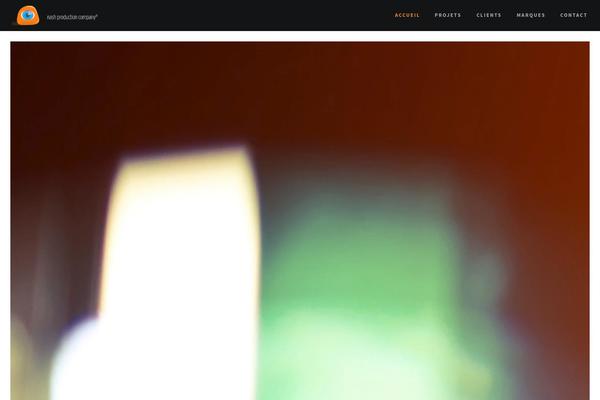 Redfolio theme site design template sample