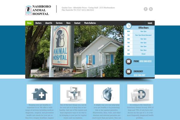 Doctor theme site design template sample