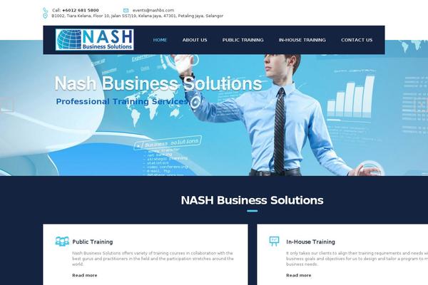 Consulting theme site design template sample