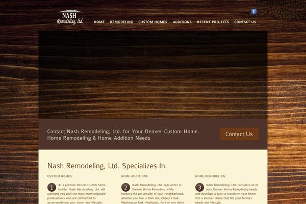 inFocus theme site design template sample