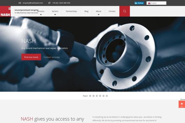Nash theme site design template sample