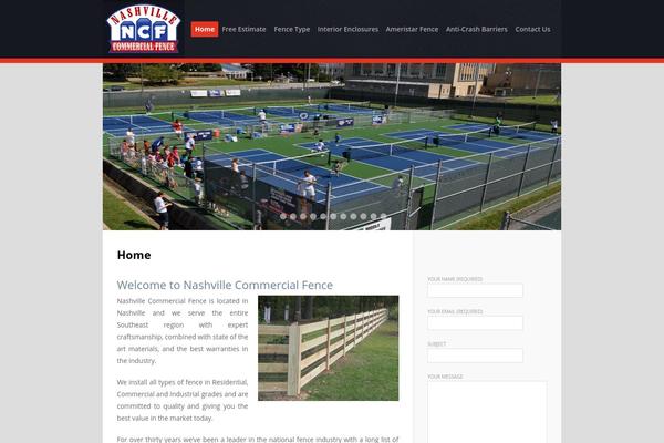 nashvillecommercialfence.com site used Nashville