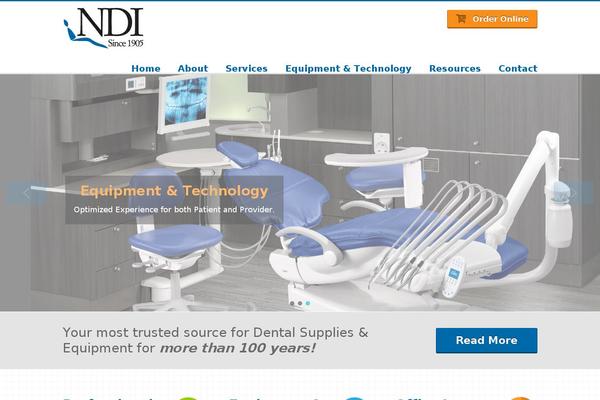 Ndi theme site design template sample