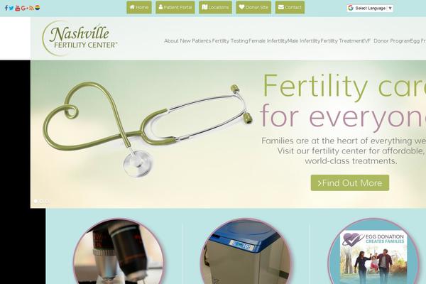 Nashville theme site design template sample
