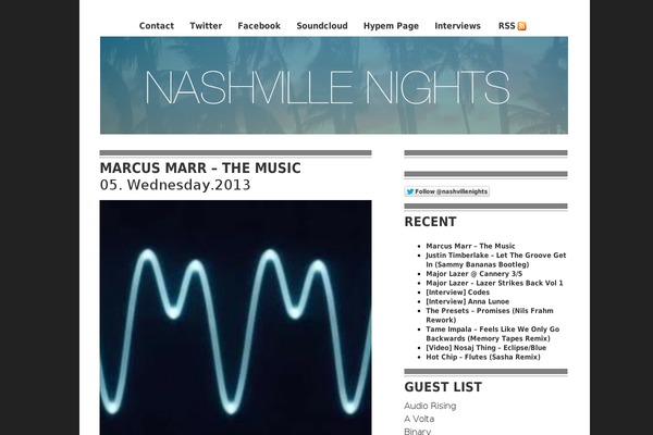 nashvillenightsblog.com site used Charlottenburg