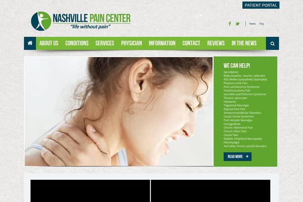 Cacoon theme site design template sample